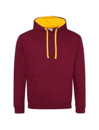 VARSITY BURGUNDY/GOLD HOODIE