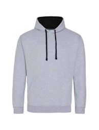 VARSITY HEATHER GREY/JET BLACK HOODIE